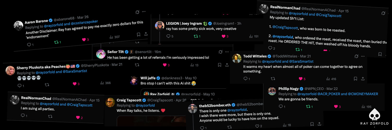 What the poker community says about Ray Zorfold